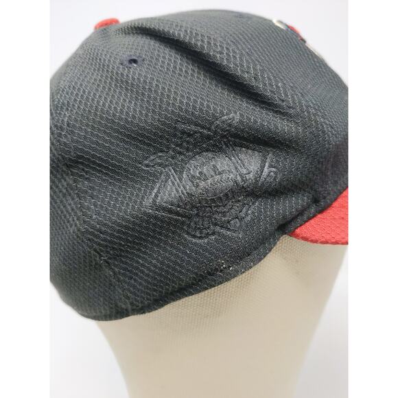 New Era 59Fifty Arizona Diamondbacks D Backs Fitted Hat Size 7 1/4 Black Red - Picture 6 of 12